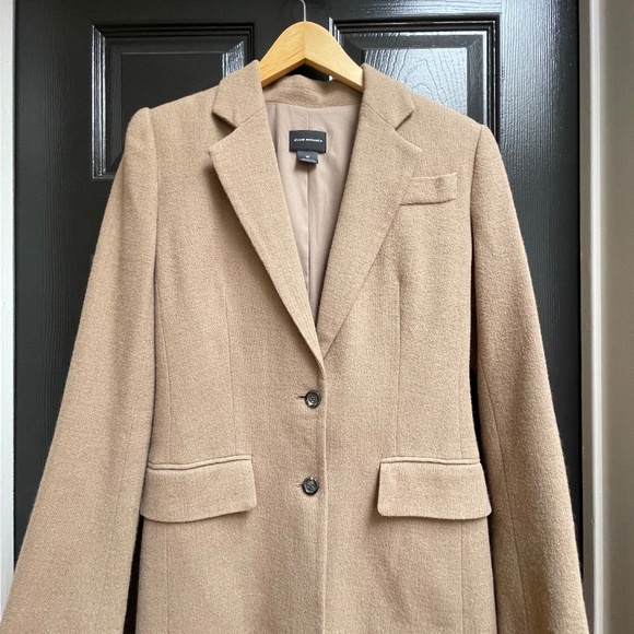Club Monaco Beige Wool Blazer Jacket 00 - Picture 1 of 4